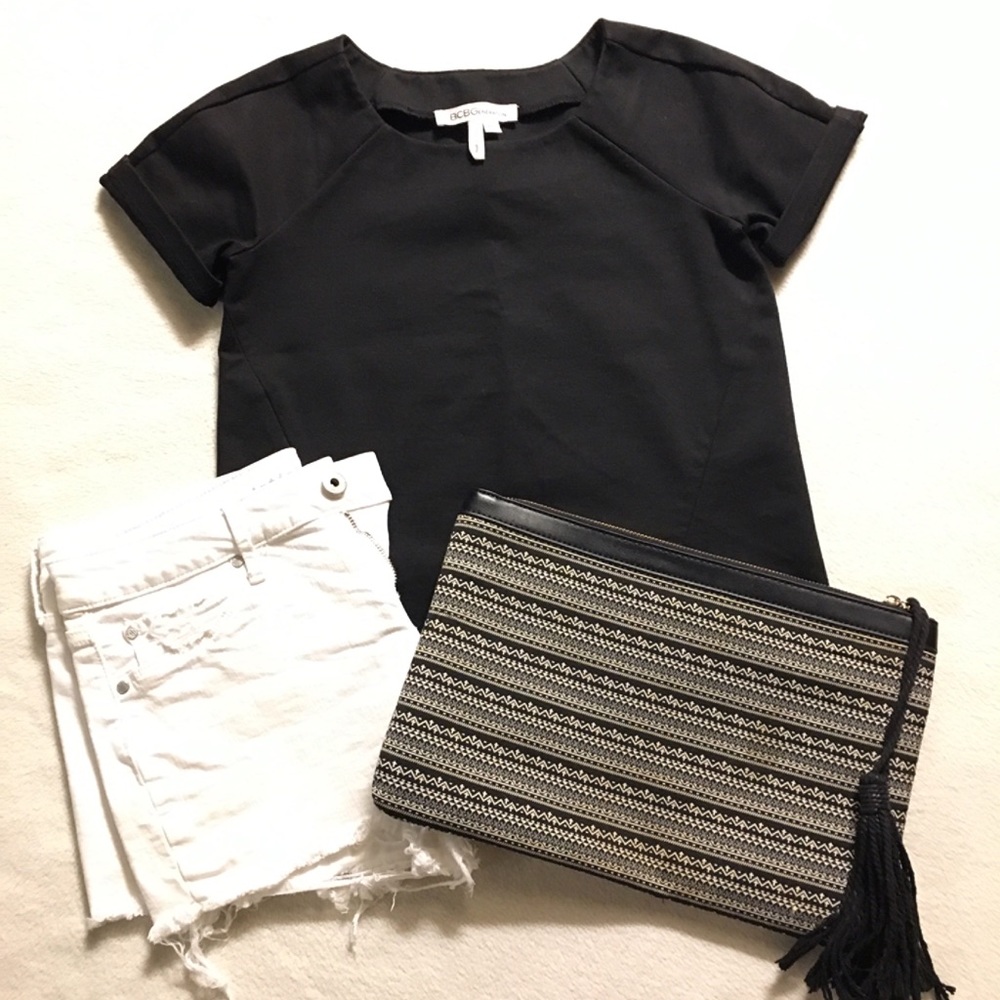 BCBG Side Zipped Top
